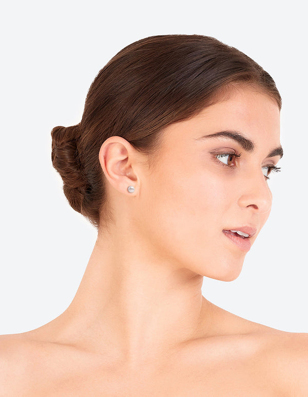 Sterling Silver Freshwater Pearl Stud Earrings