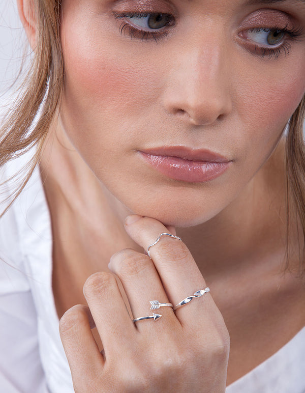 Sterling Silver Arrow Wrap Ring