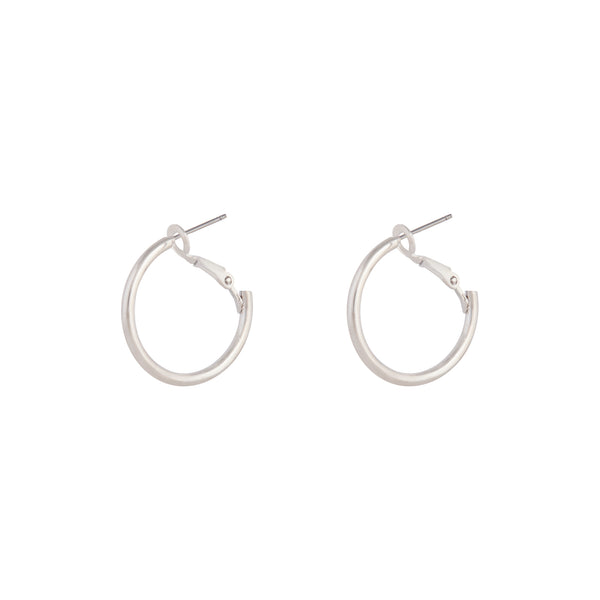 Silver Hoop Earrings 20mm