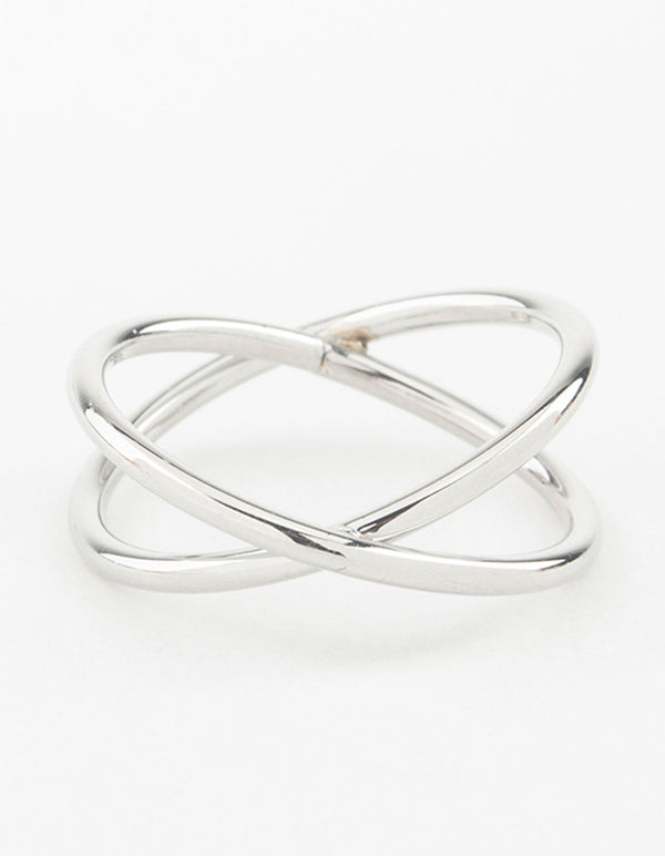 Silver Crossover X Ring
