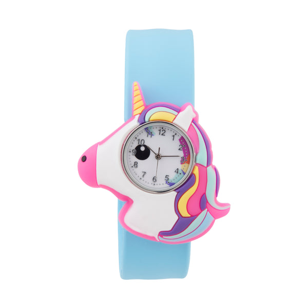 Kids Rainbow Unicorn Slapband Watch