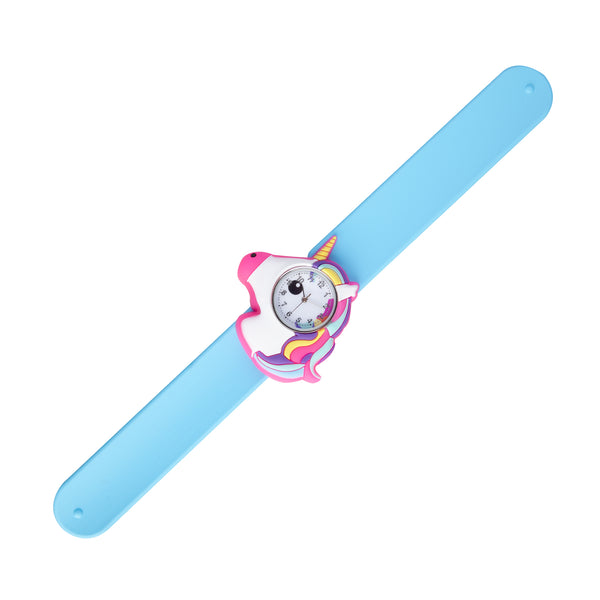 Kids Rainbow Unicorn Slapband Watch
