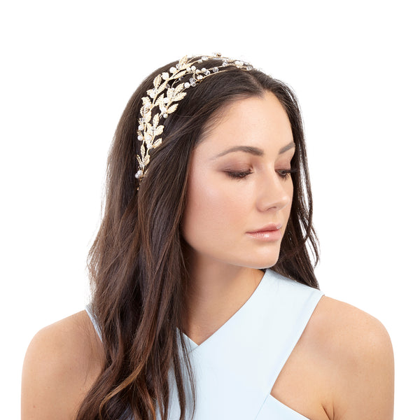 OCHR MIX DBL LAREL PERL CRWN