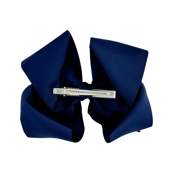 KIDS FB BIG KNOT CNTR NVY BOW