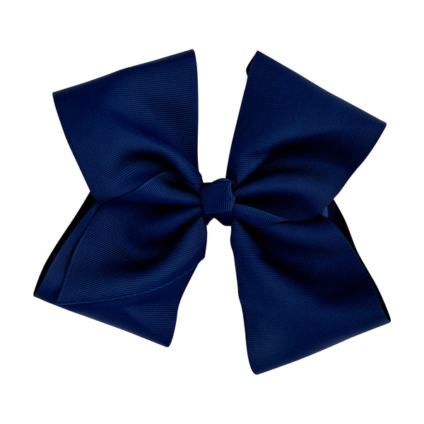 KIDS FB BIG KNOT CNTR NVY BOW