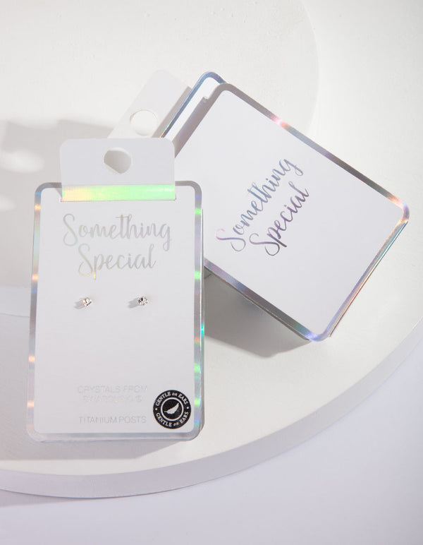 3FMET SS 3MM CRY STUD