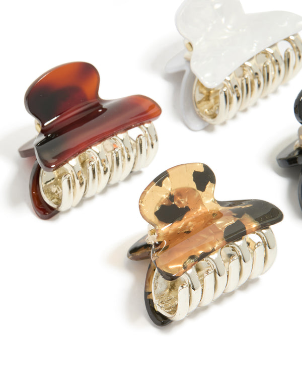 Multi Neutral Claw Clip 4-Pack