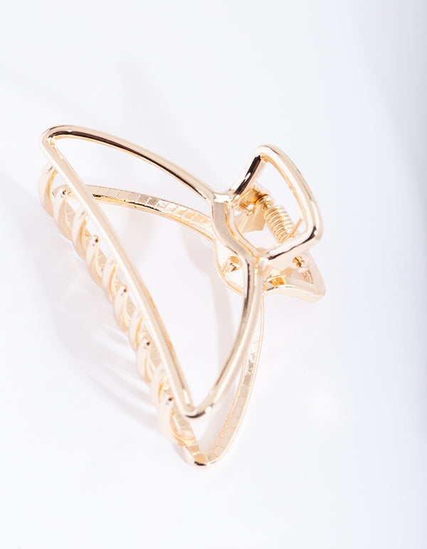 Gold Minimal Claw Clip