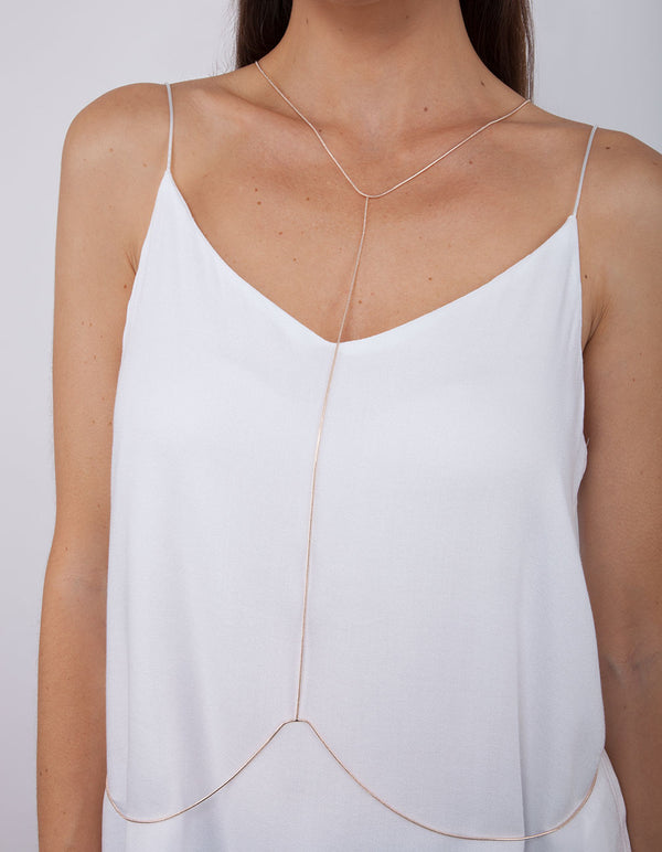 Simple Rose Gold Body Chain