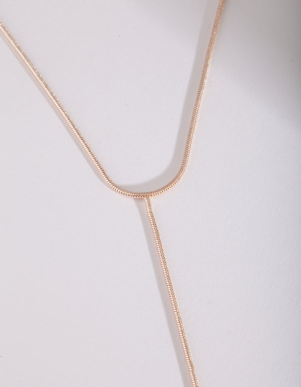 Simple Rose Gold Body Chain