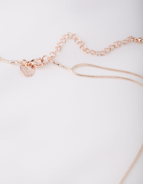 Simple Rose Gold Body Chain