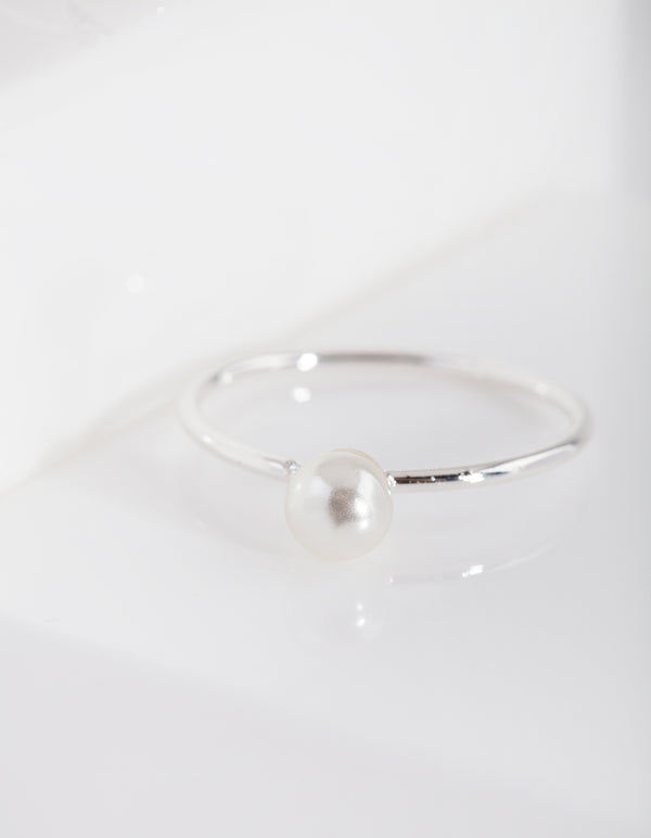 Silver Moon Star Ring Stack