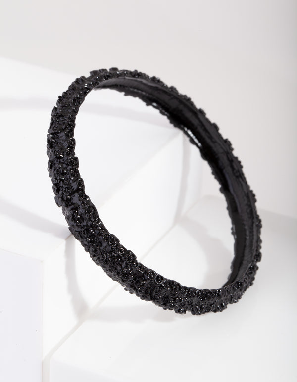 Crater Black Bracelet