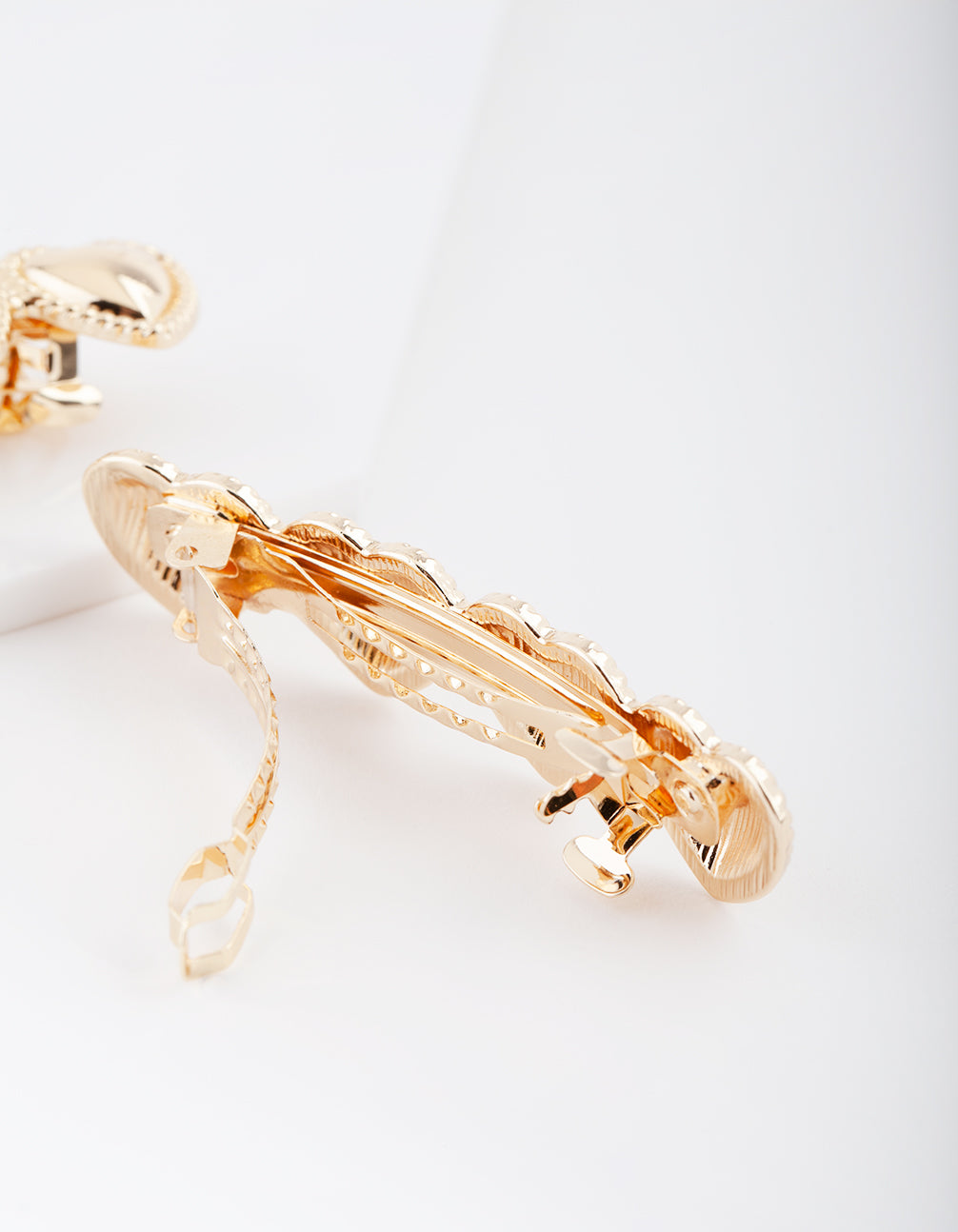 HESSN HEART 2PK BARRETTES