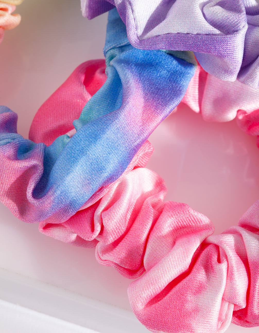 KIDS FB TIE DYE 3 PK SCRUNCHIE