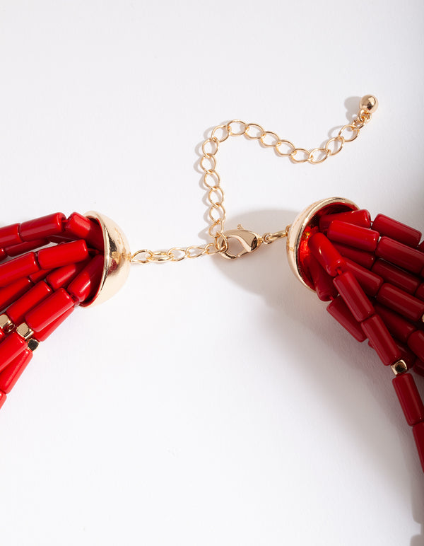 RED SG MULTI LAYER BEAD NL