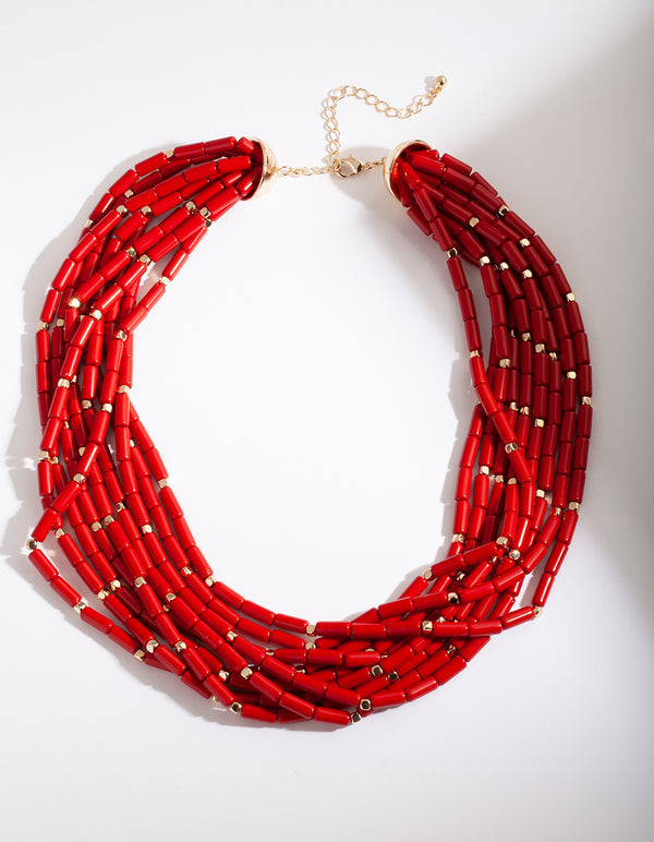 RED SG MULTI LAYER BEAD NL