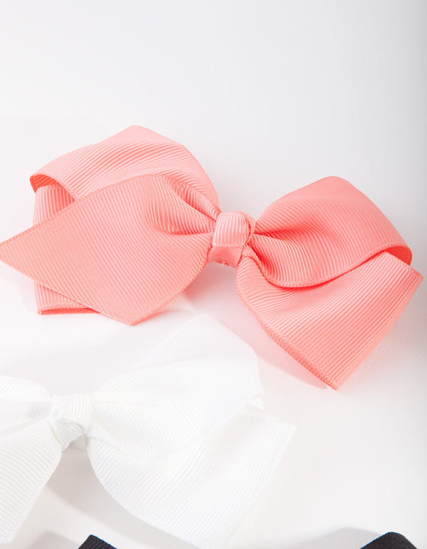 Kids Small Bow Clip Pack