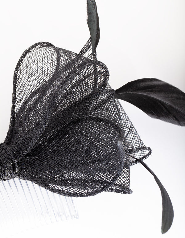 OCHR SINA BLK BOW CLIP