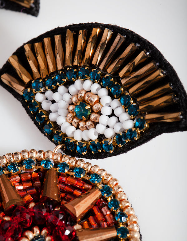 ERST SB BEADED FATIMA DROP ER@