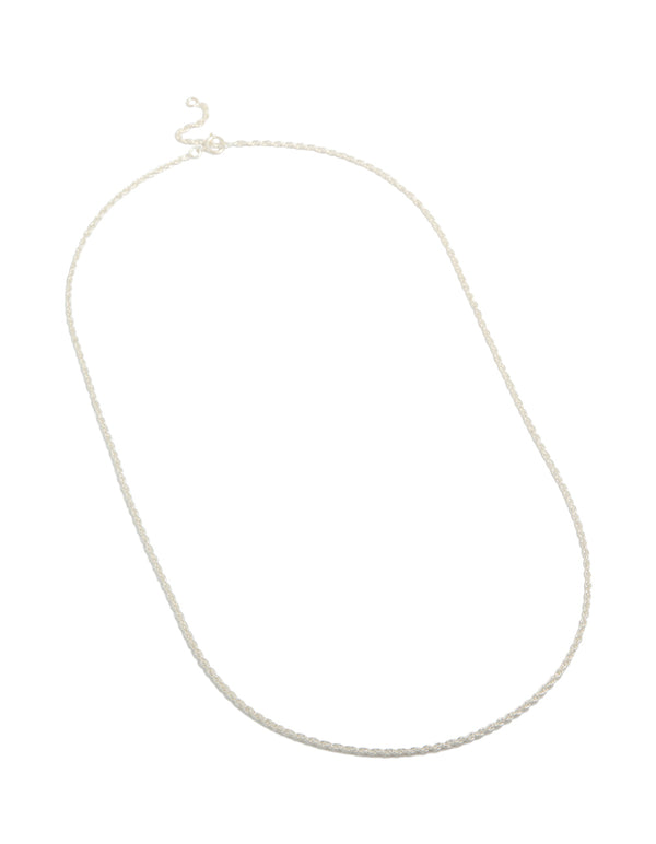 Sterling Silver Twisted Necklace