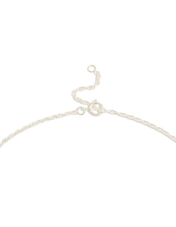 Sterling Silver Twisted Necklace