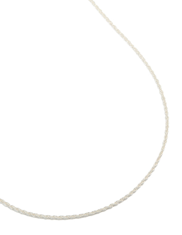 Sterling Silver Twisted Necklace