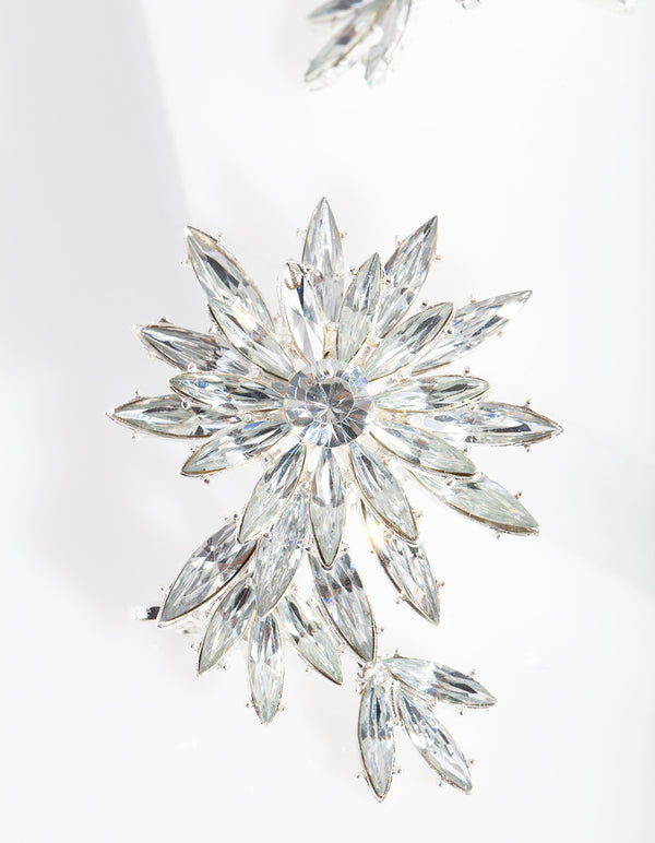 D&P SS STMNT FLWR STUD ER