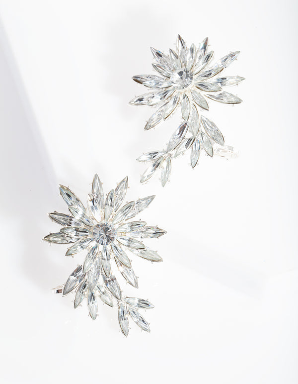 D&P SS STMNT FLWR STUD ER