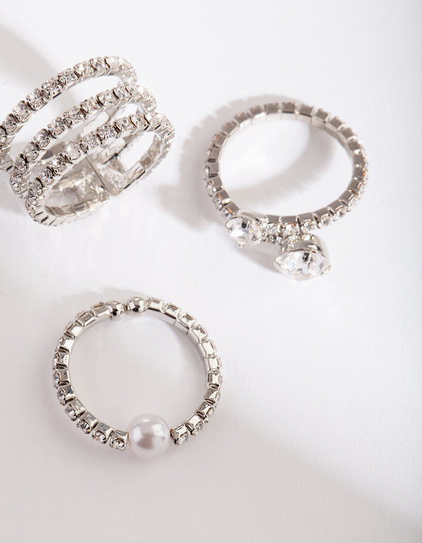 D&P SS DIA OPN STRTCH 3X3PK RG