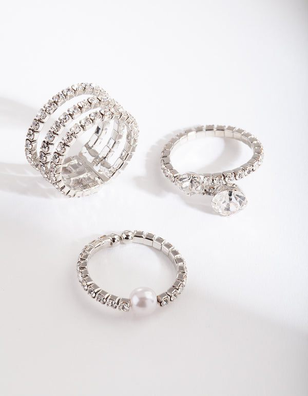 D&P SS DIA OPN STRTCH 3X3PK RG