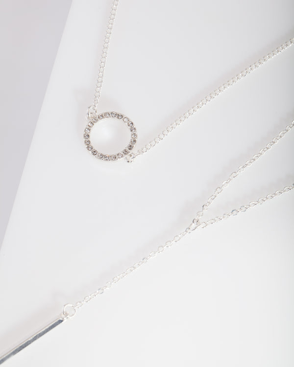 Silver Circle Choker Pack
