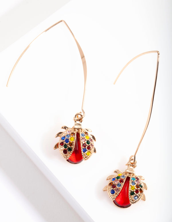 RED SG LADY BUG DROP ER