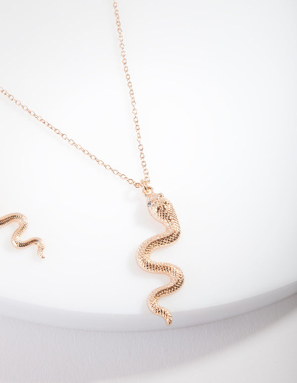 Gold Snake Jewellery Set
