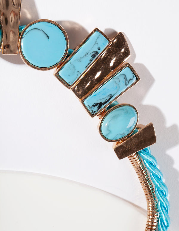 FGOLD AC BEATN MTL COLLAR