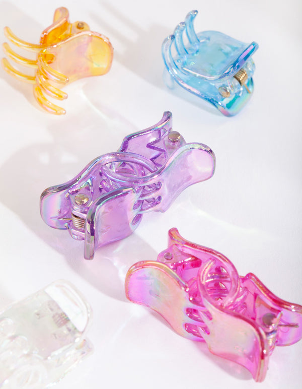 Kids Tiny Hair Claw Clips 10-Pack