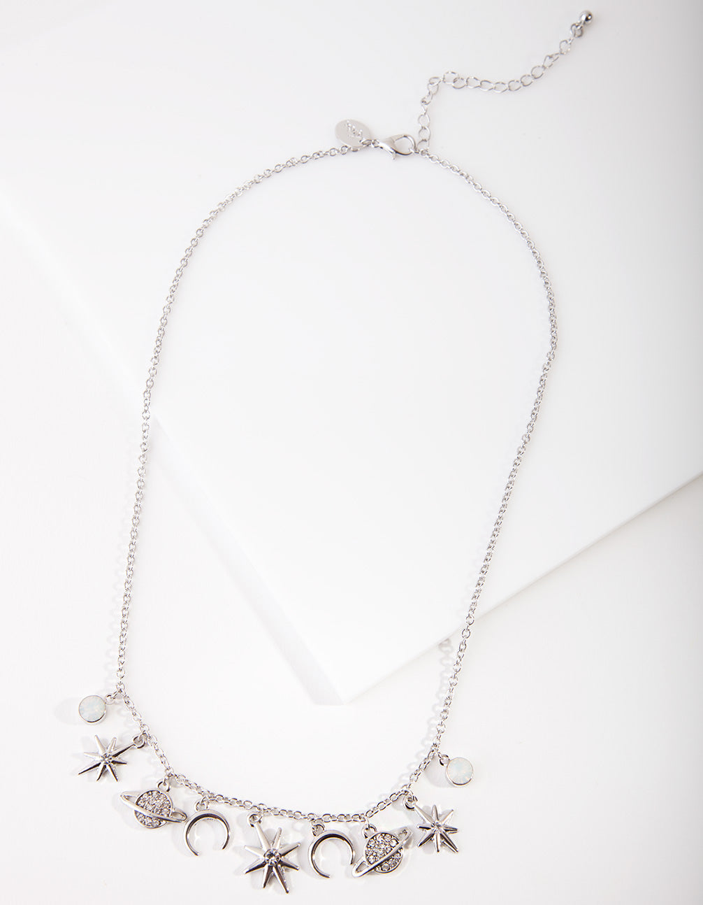 Silver Celestial Charm Necklace