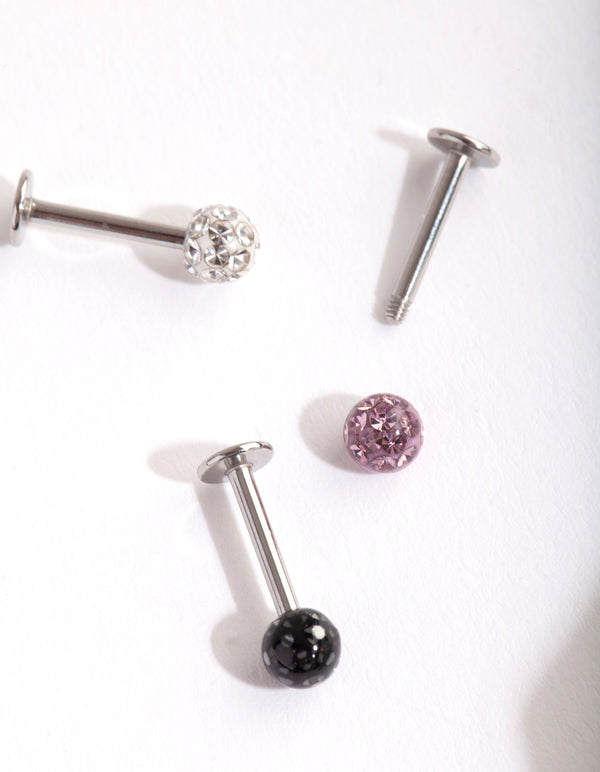 Surgical Steel Multi Ferido Flat Back Pack