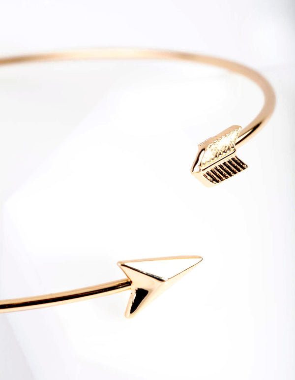 Gold Arrow Arm Cuff