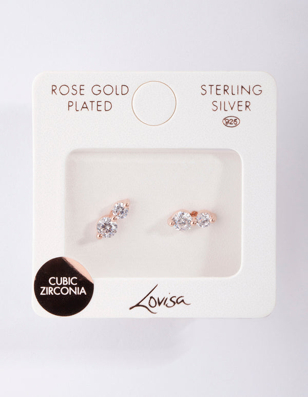 ROSE ST RG CZ DBL STN ST ER