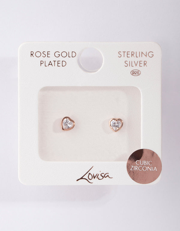 ROSE ST RG CZ BZL HEART ST ER