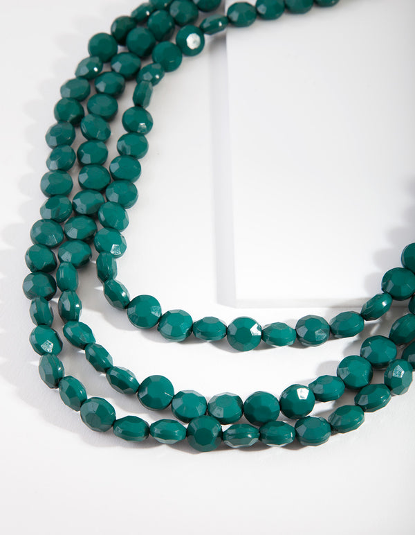 EVNK BD 3ROW FACET BEADED NL