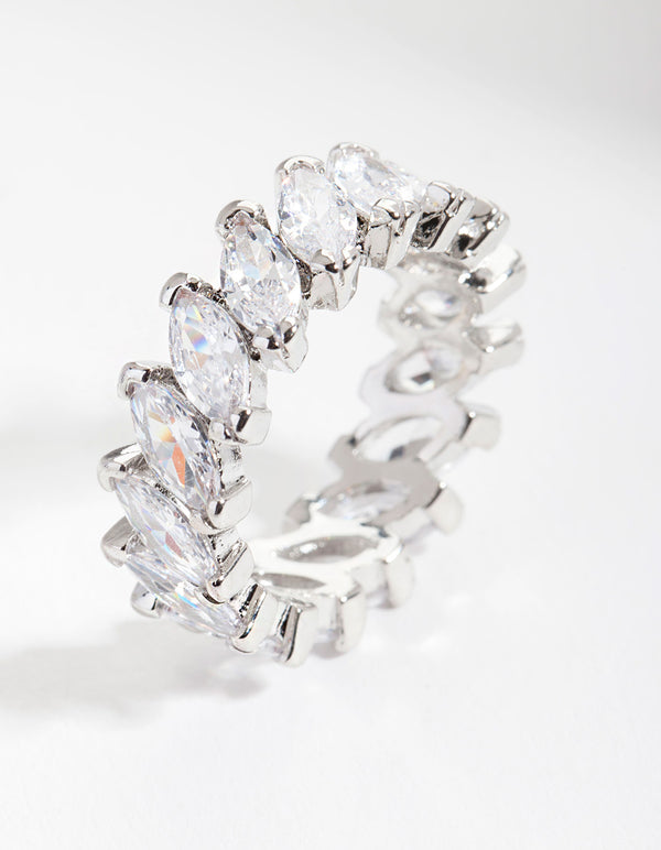 Silver Cubic Zirconia Ring