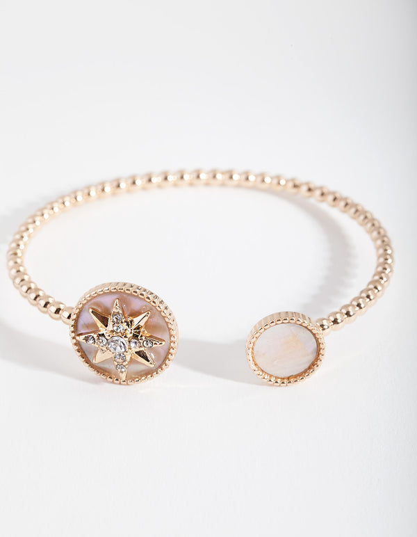 Pearl Disc Cuff