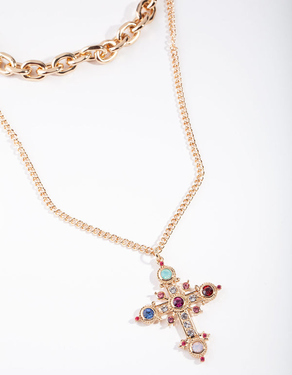 EVNK SG LYRD CHAIN CROSS NL@