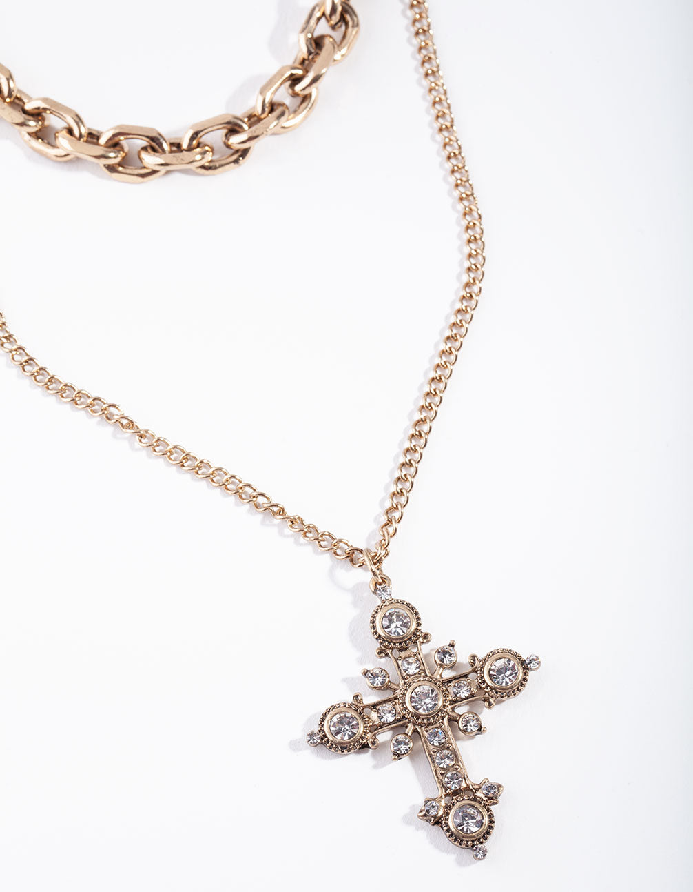 EVNK AG LYRD CHAIN CROSS NL@