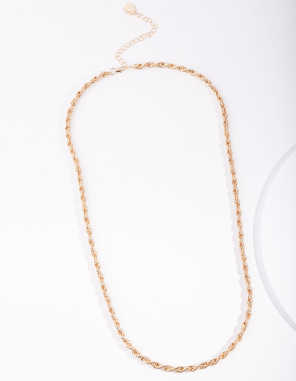 Gold Plated 60cm Thick Rope Necklace