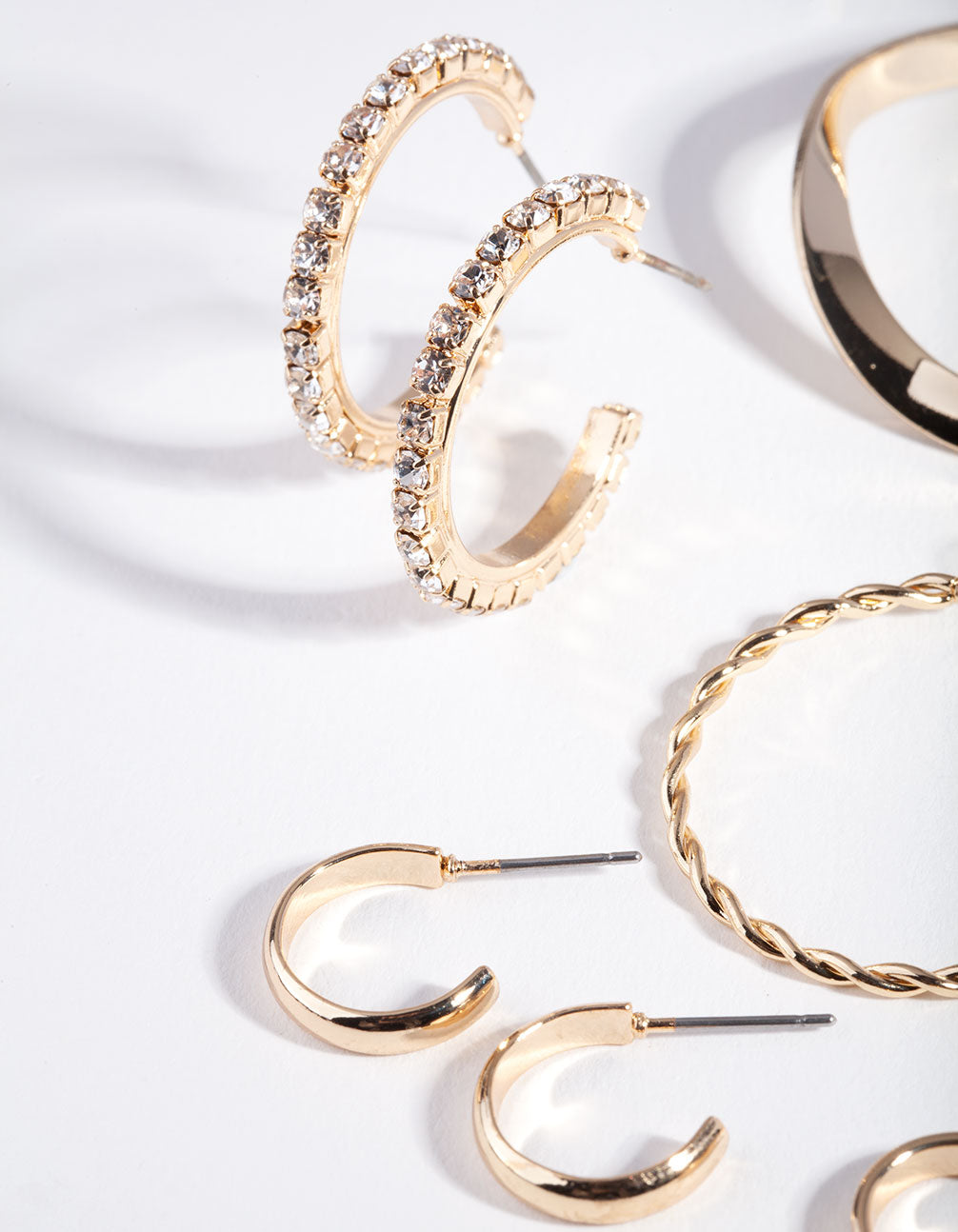 Gold Multi Choice Hoop Earring 6-Pack