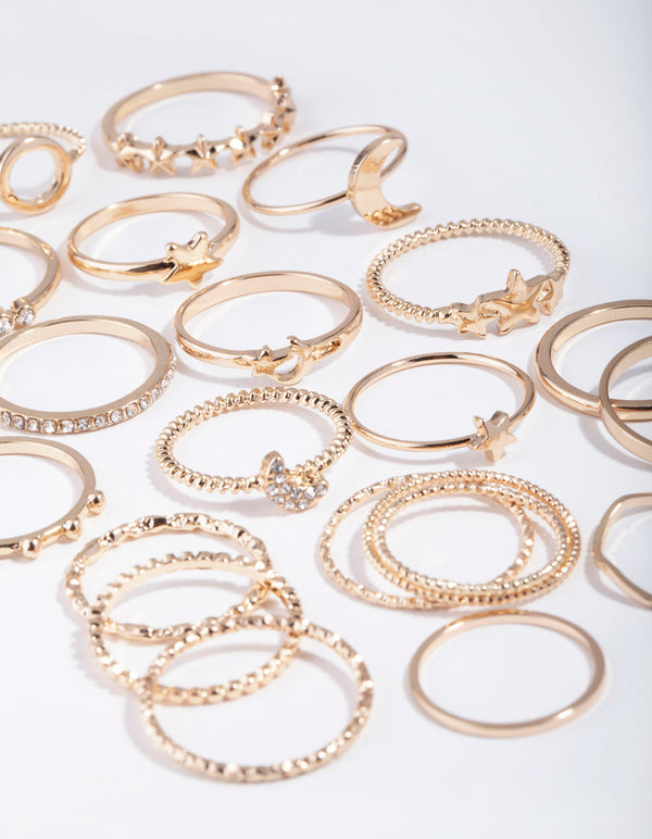 Gold Celestial Ring 24-Pack