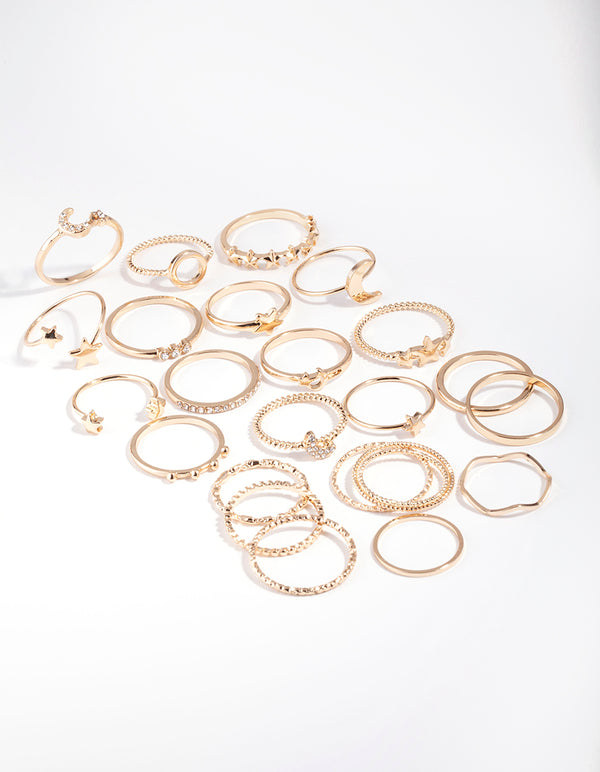 Gold Celestial Ring 24-Pack